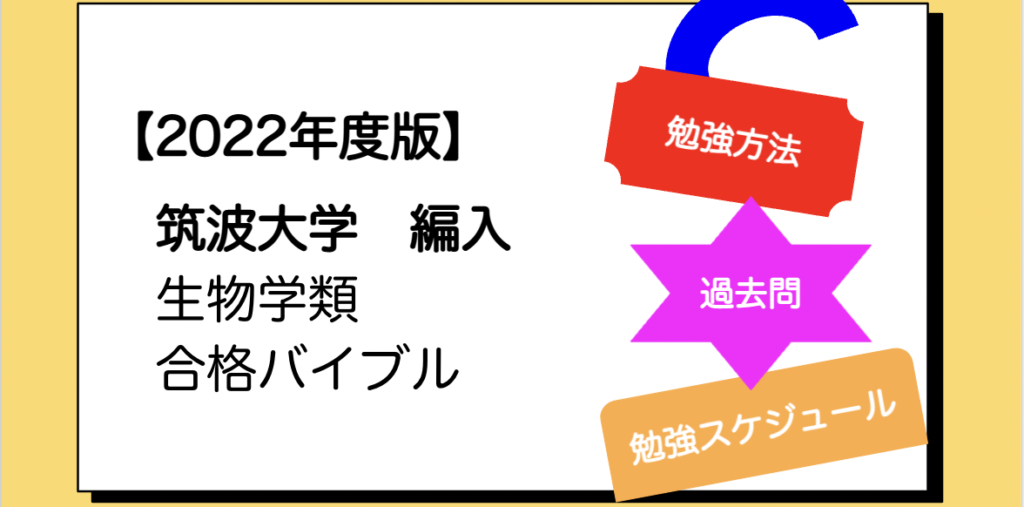 筑波大学理工学群 編入学試験過去問 16年分！！
